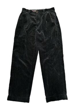 Men's Vintage 90s Polo Ralph Lauren Corduroy Pants Black Size 35x30